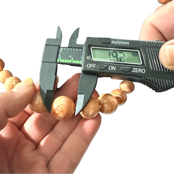 Vtg Signed Joan Rivers Peaches & Cream Graduated Glass Pearl Bead Necklace 24” - Picture 4 of 14